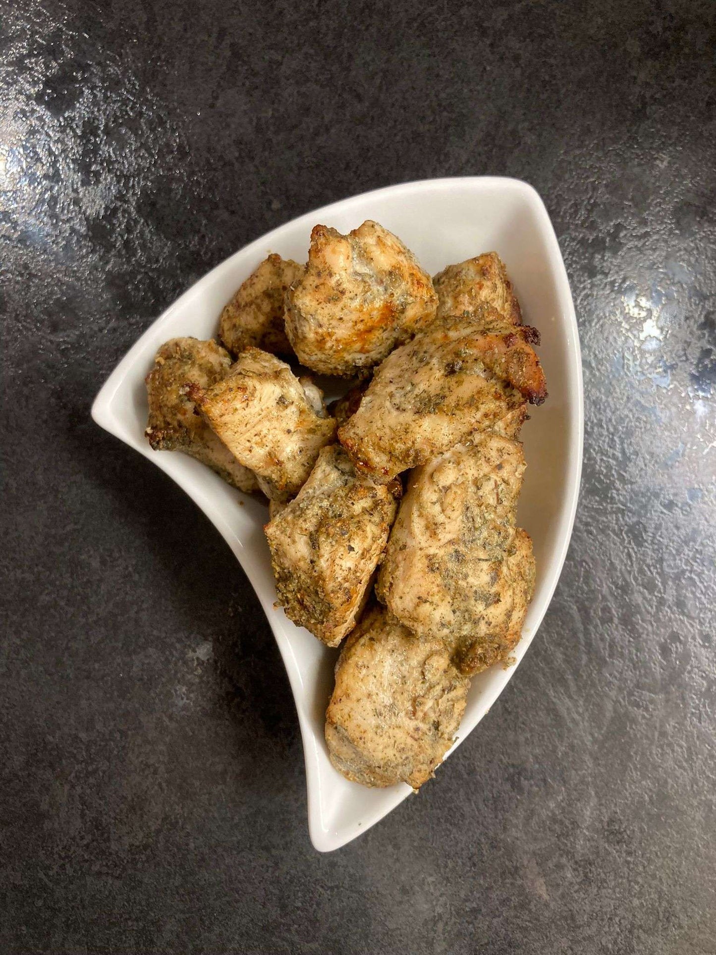 Example of food cooked using the marinade.
