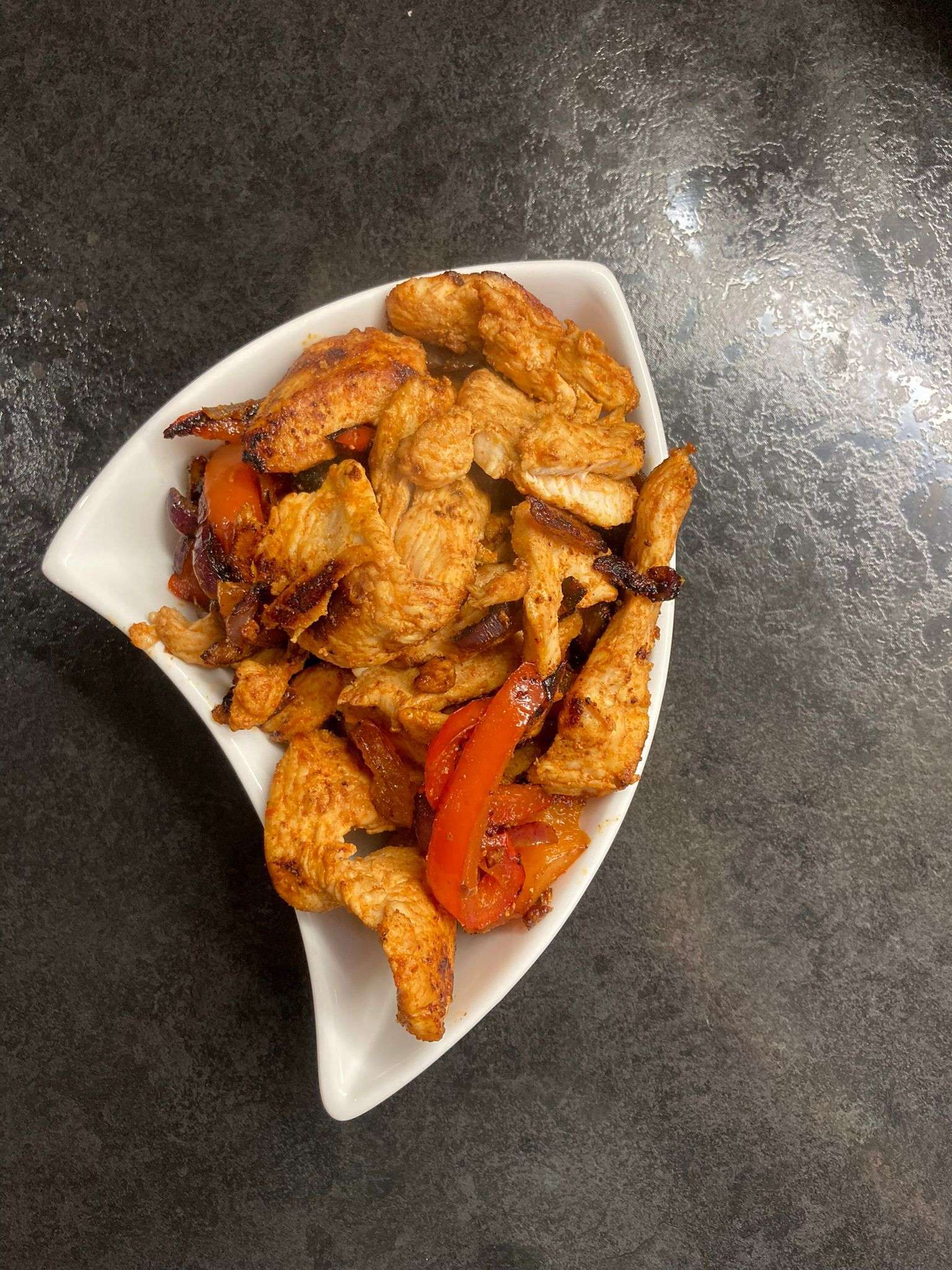 Example of food cooked using the marinade.