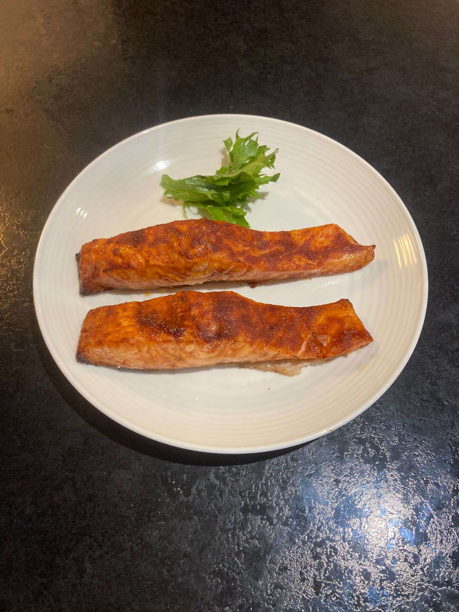 Example of food cooked using the marinade.