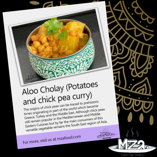 image of the Aloo Cholay recipe card