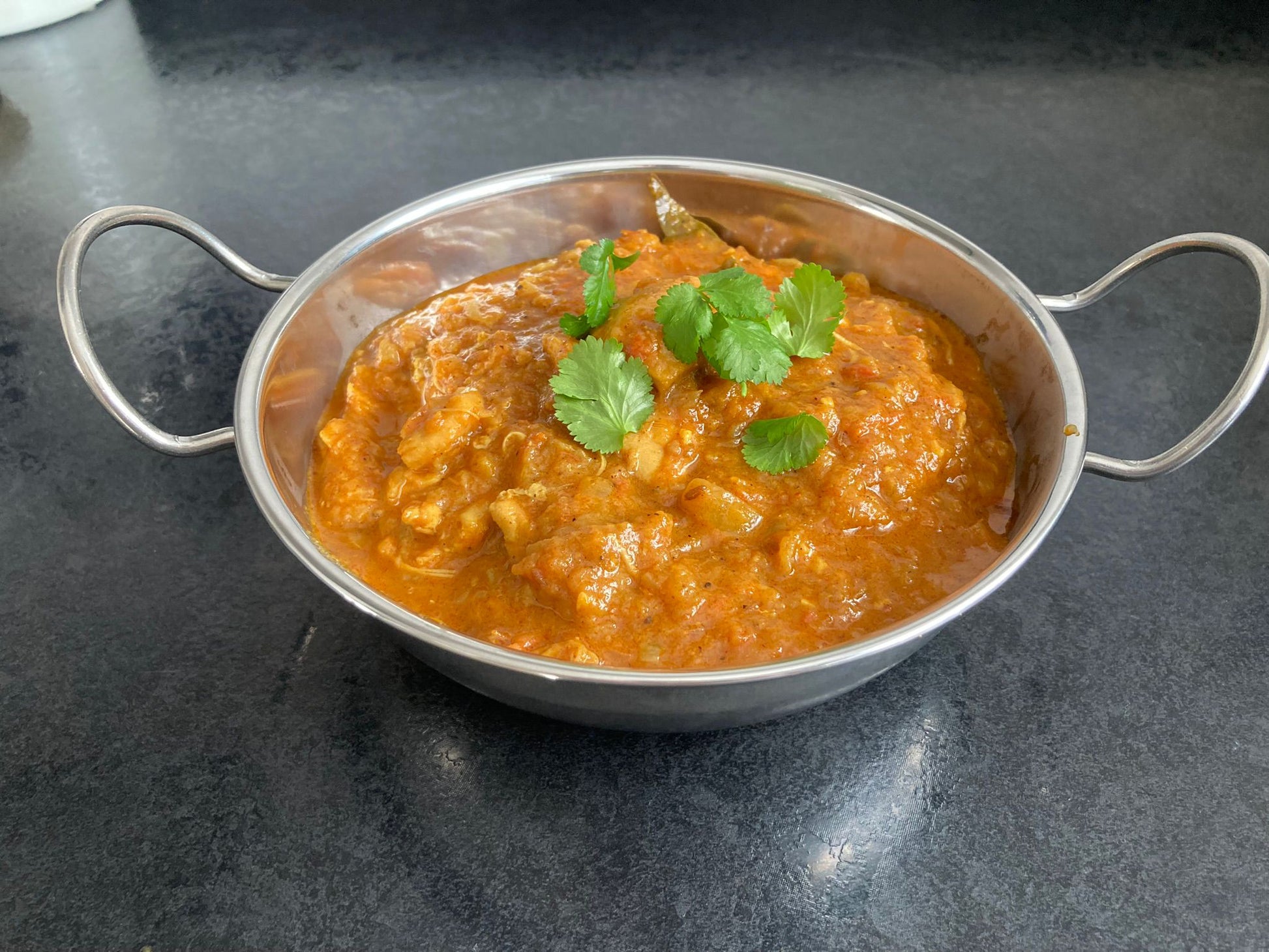 Photo of Bhunna Gosht in a balti dish