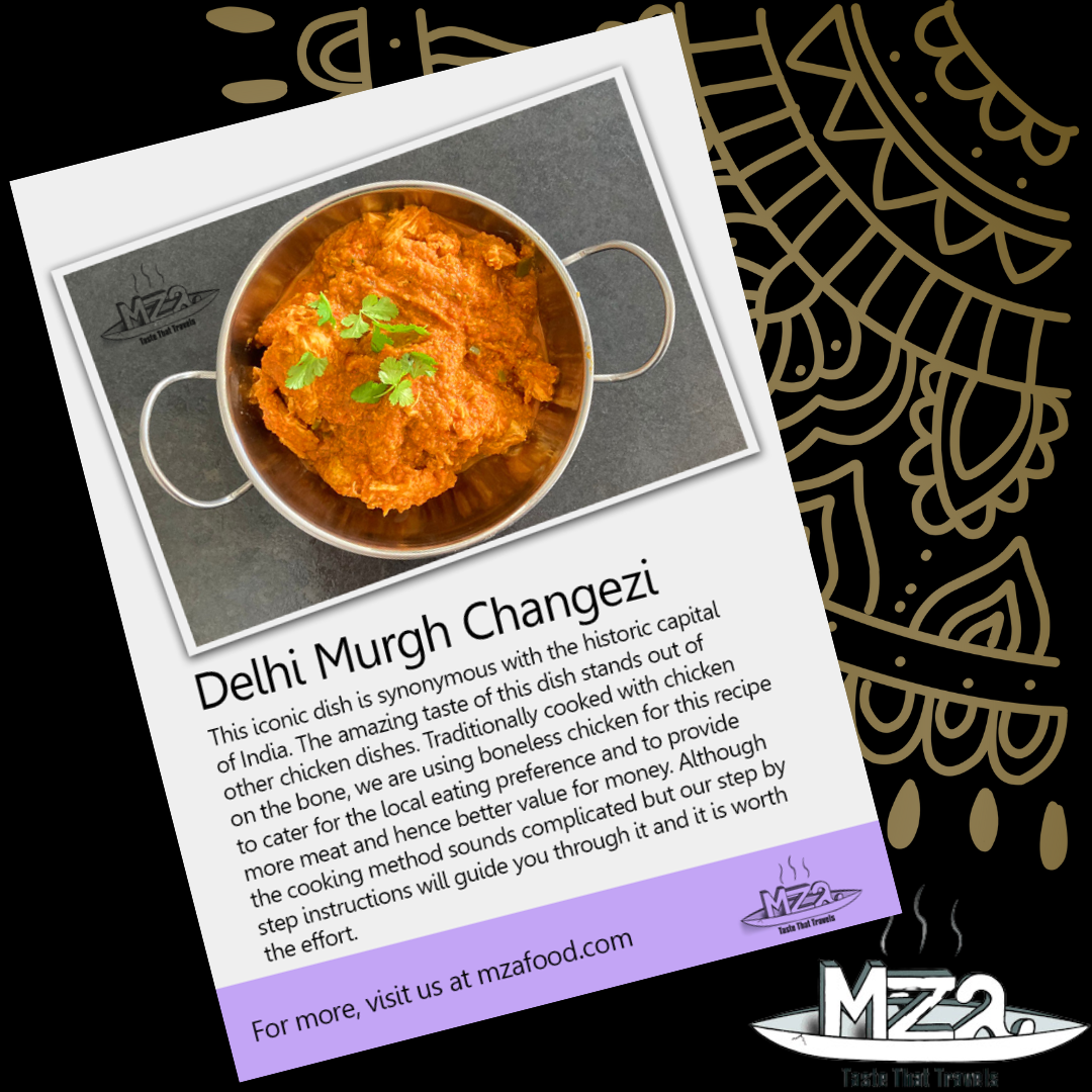 image of the Delhi Murgh Changezi recipe card