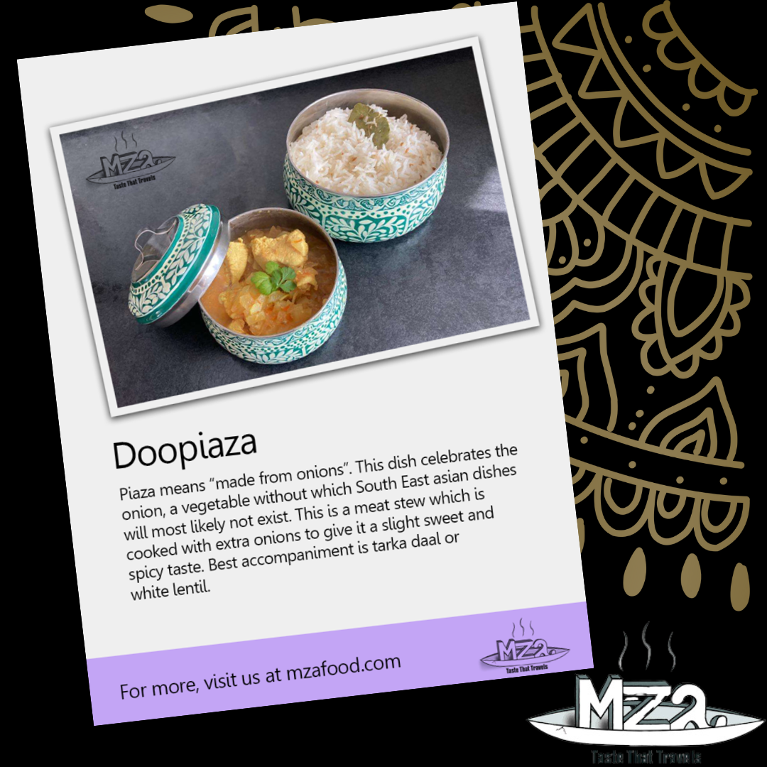 image of the Doopiaza recipe card