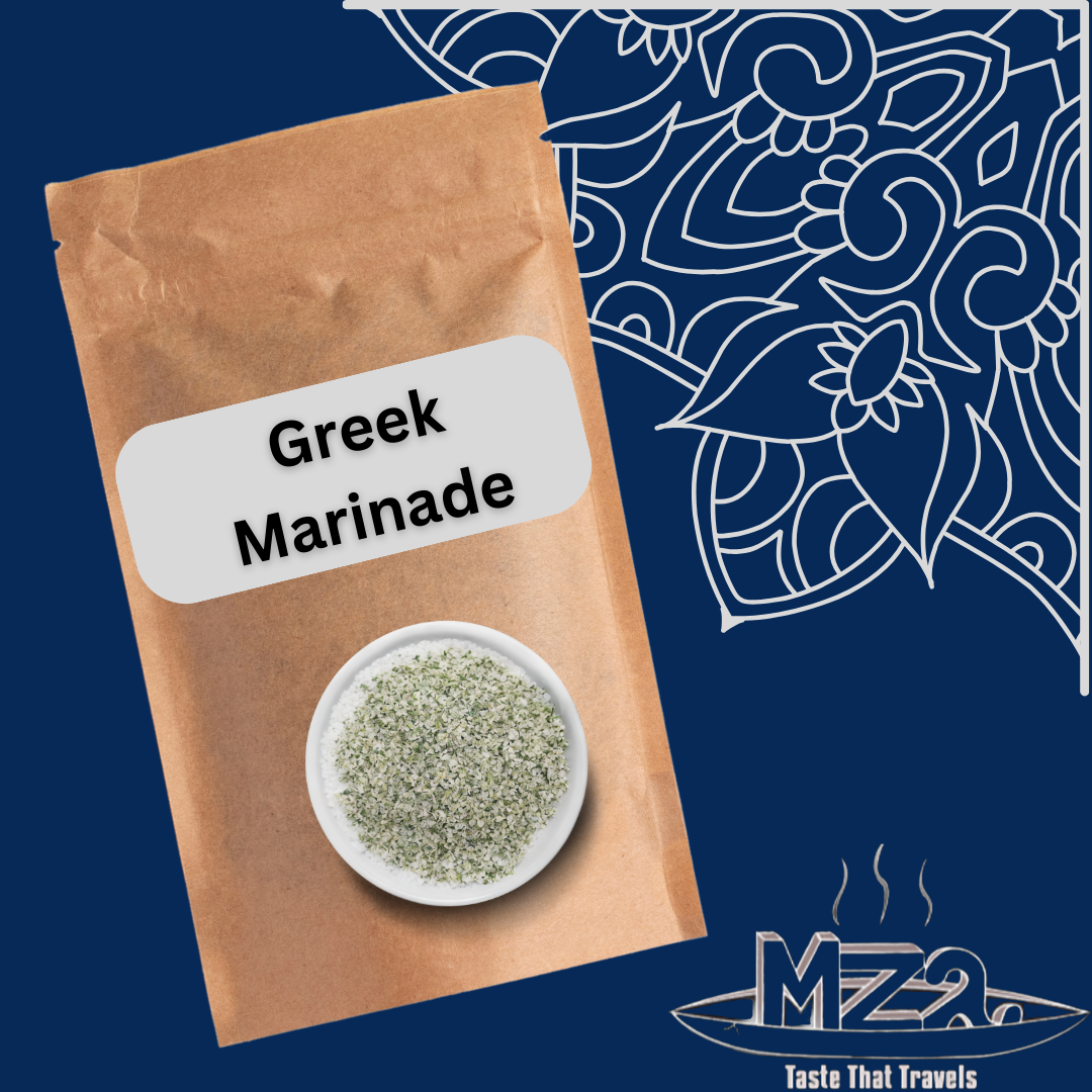 image of the Greek marinade packaging