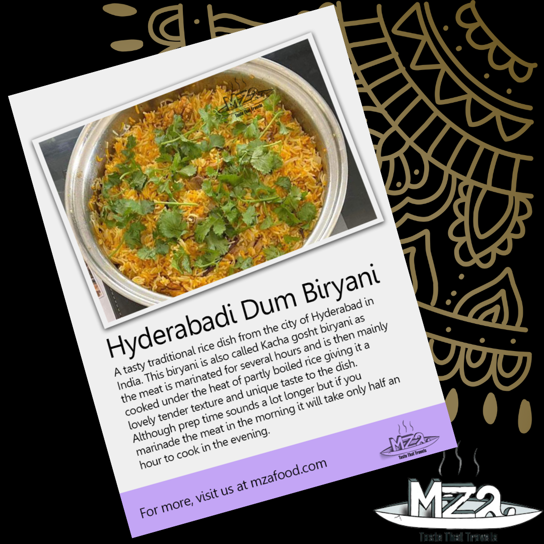 image of the Hyderabadi Dum Biryani recipe card