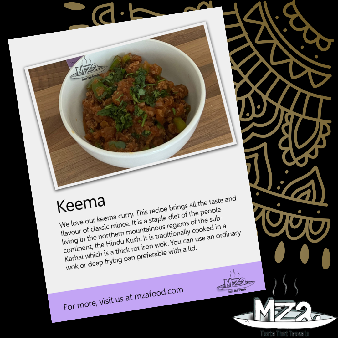 image of the Keema recipe card