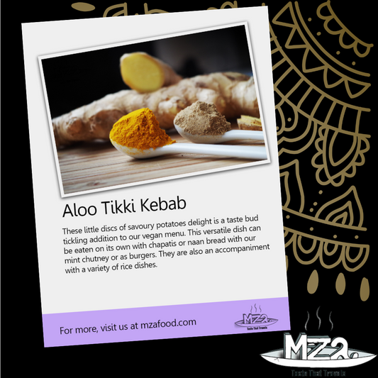 image of the Aloo Tikki Kebab recipe card