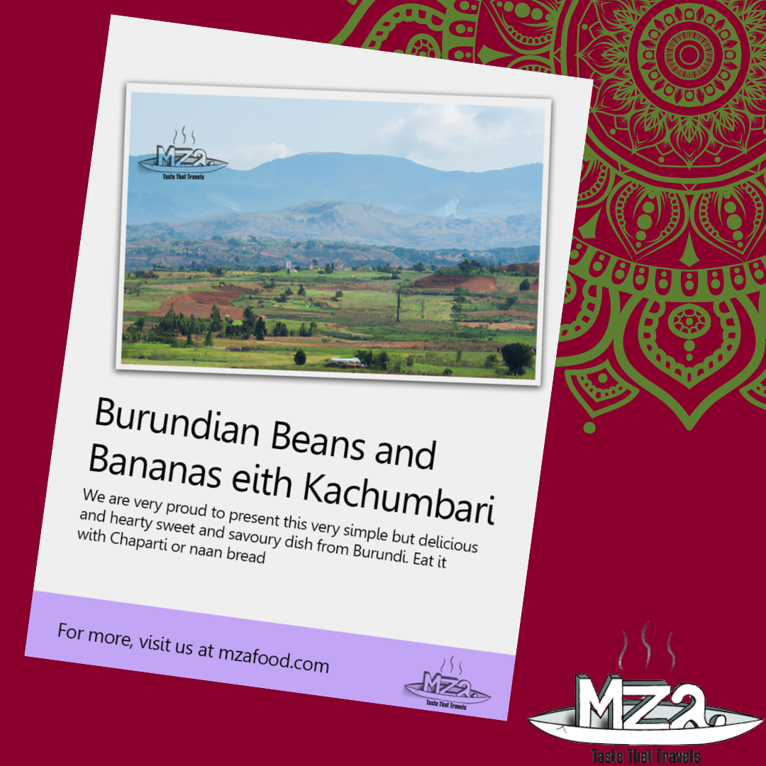 Burundi Beans and Bananas with Kachumbari Spice Kit