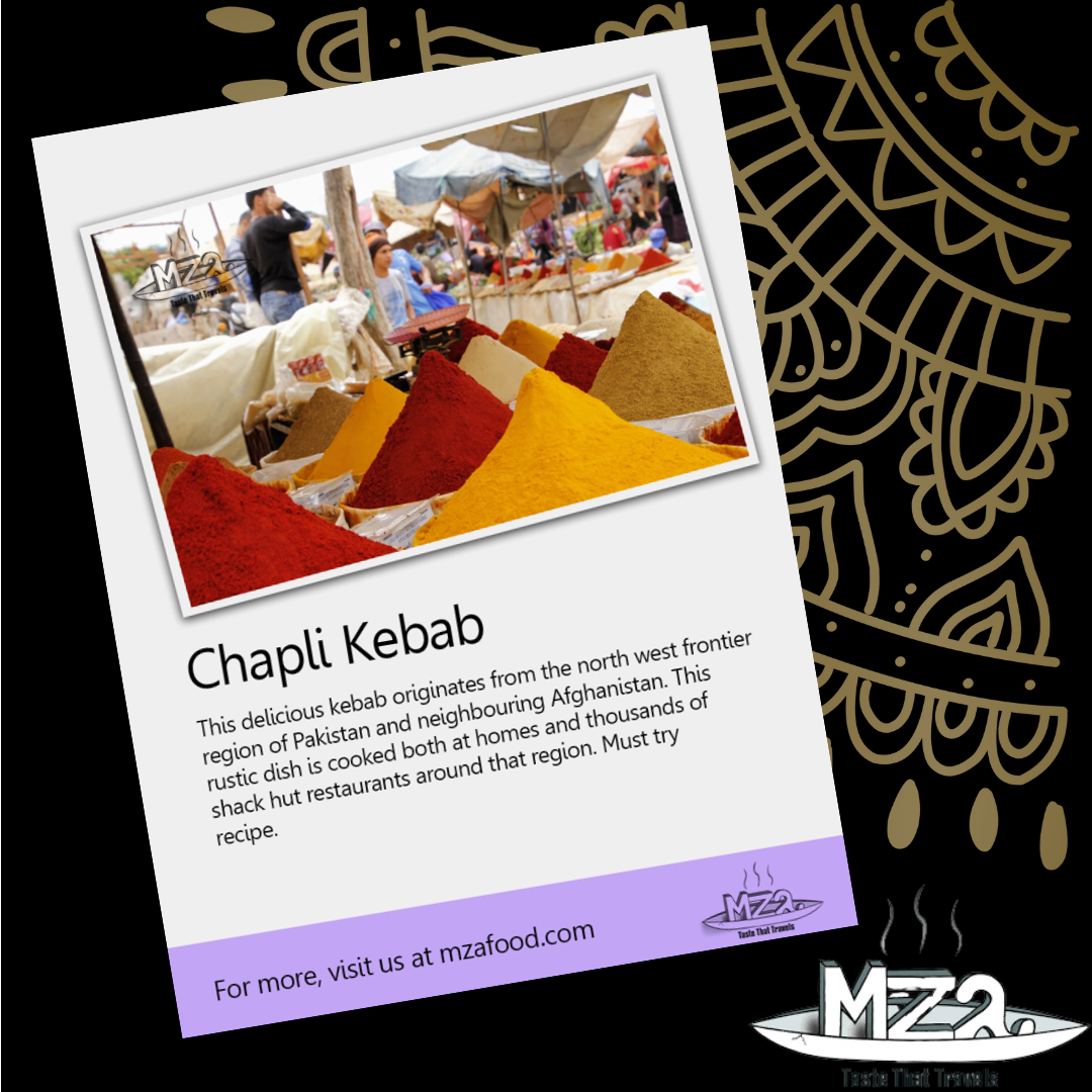 image of the Chapli Kebab recipe card