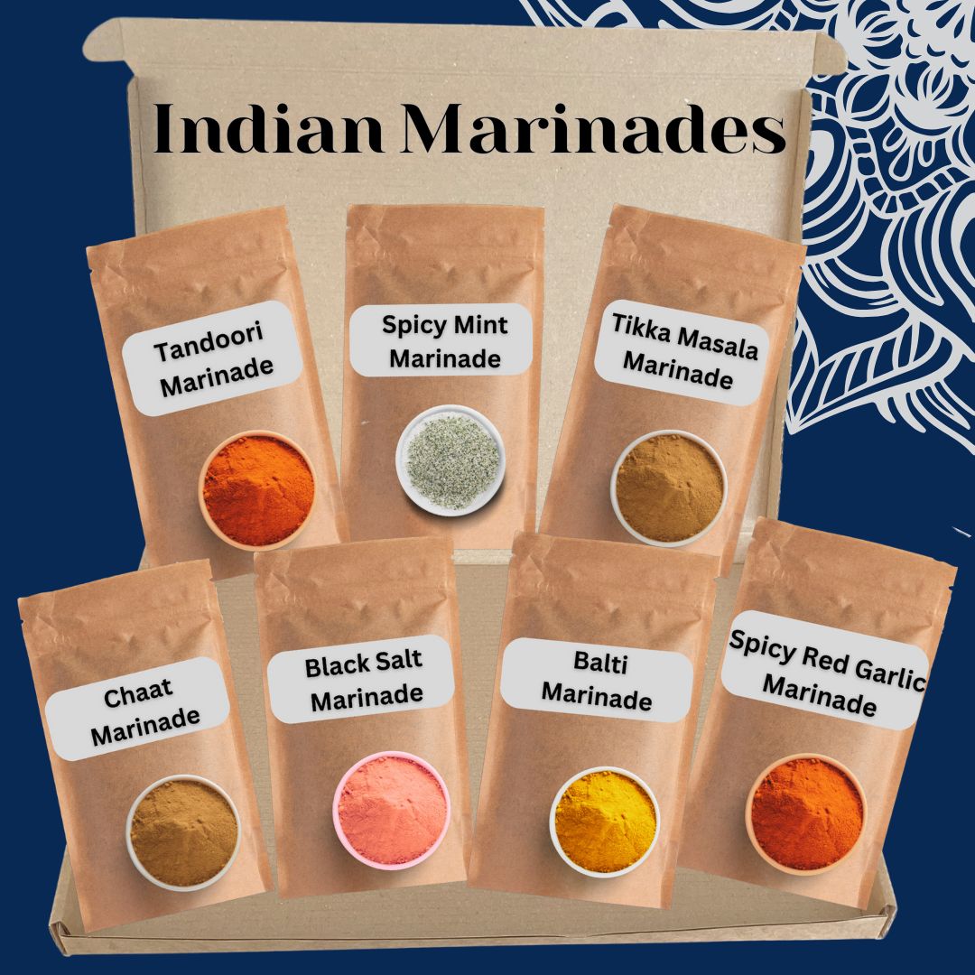 Indian Marinade and Spice Rub Combo Kit