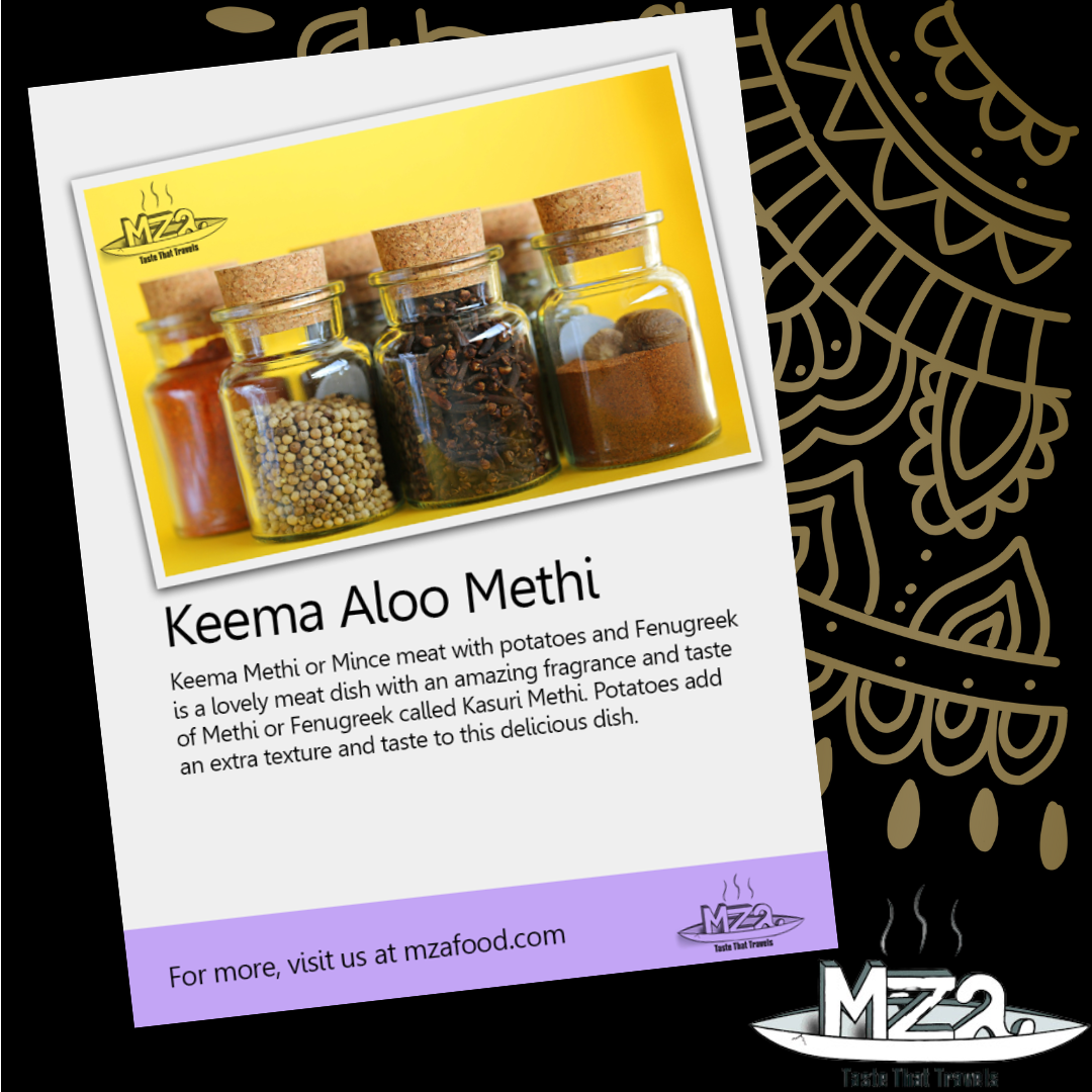 image of the Keema Aloo Methi recipe card