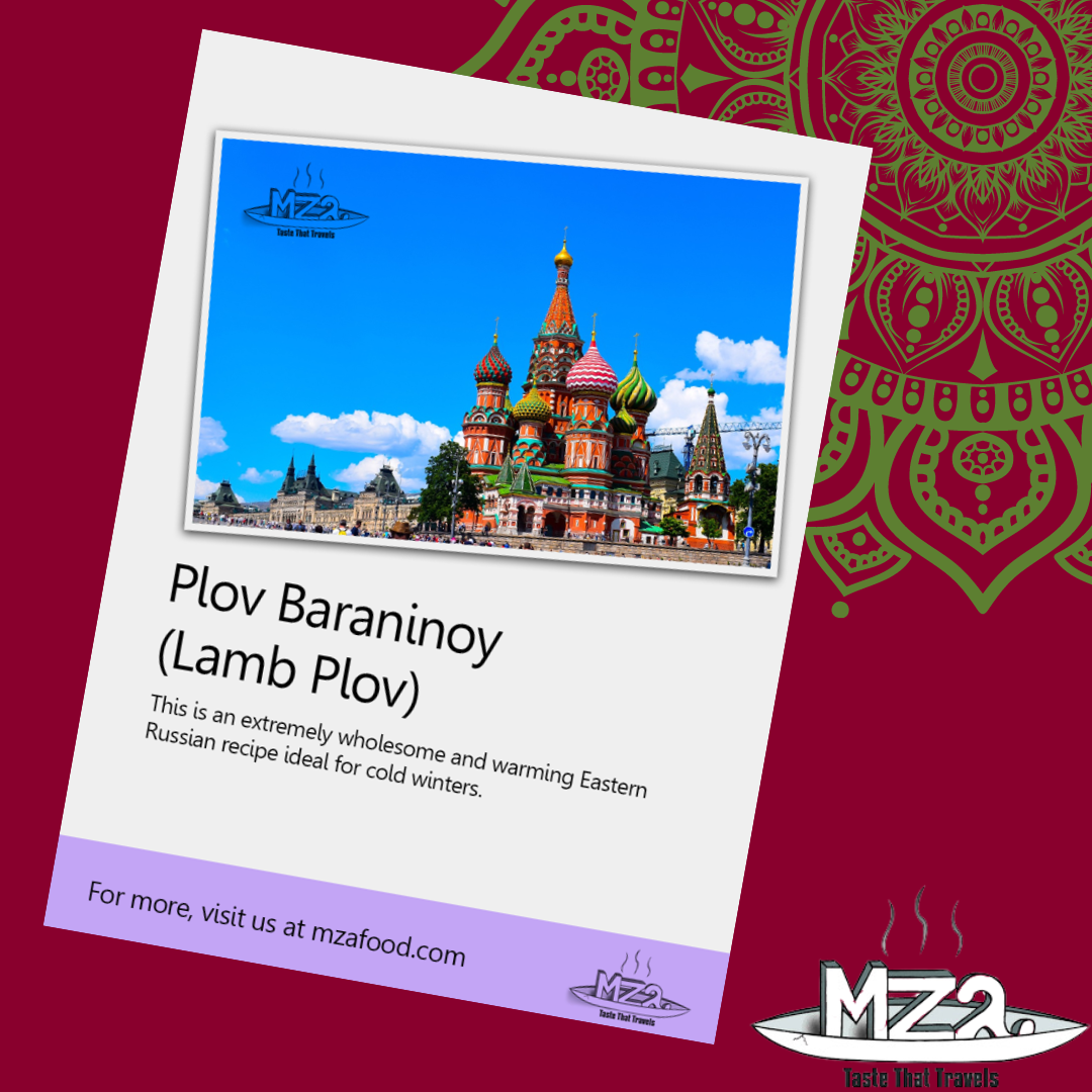 Plov Baraninoy (Russian Lamb Pilaf) Spice Kit