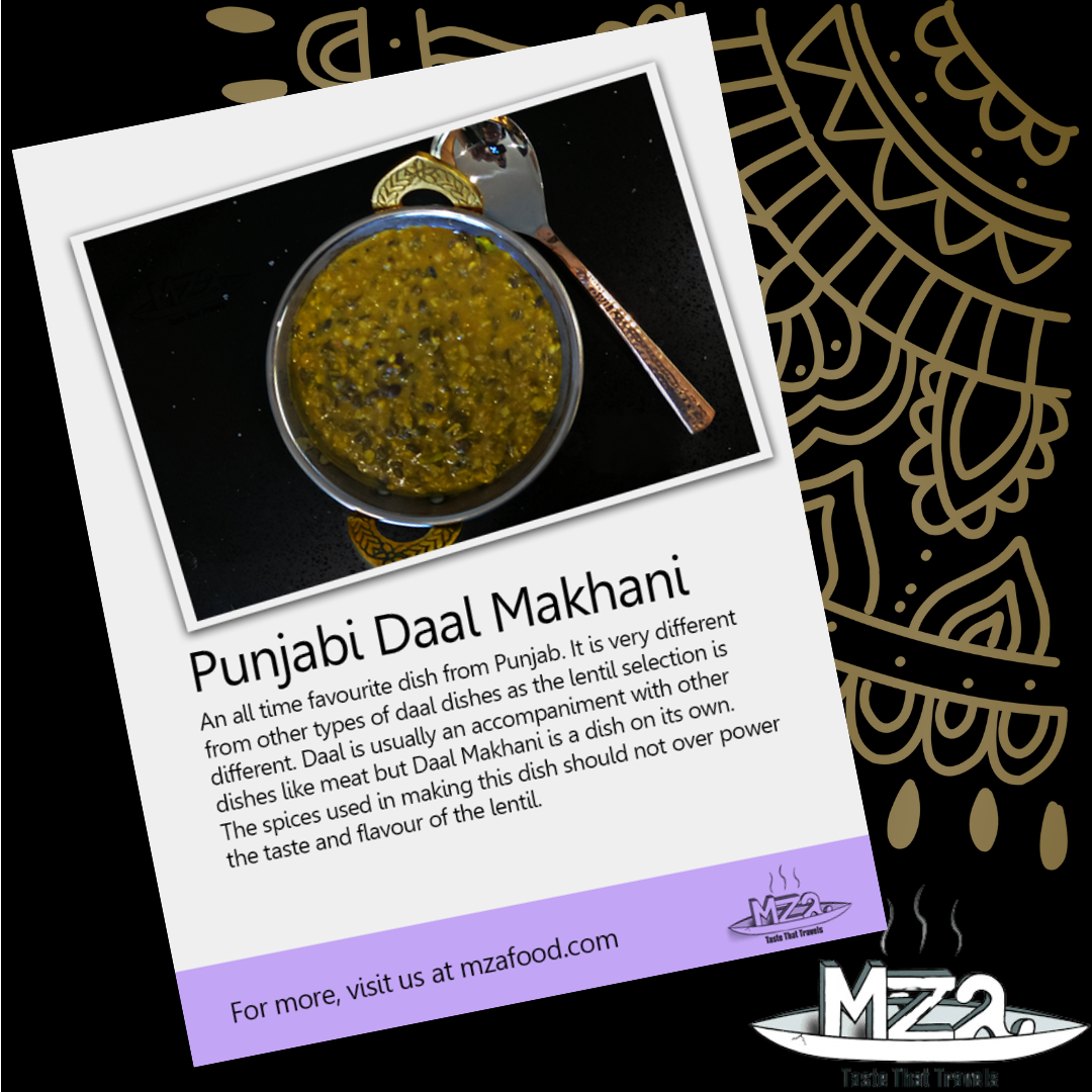 image of the Punjabi daal makhani recipe card