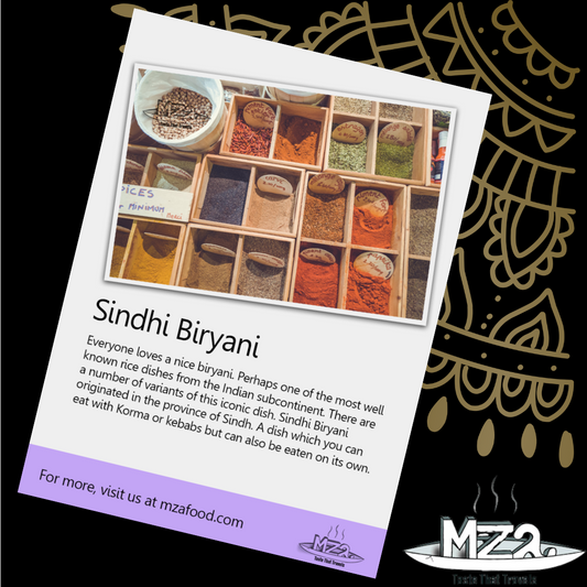 image of the Sindhi biryani recipe card