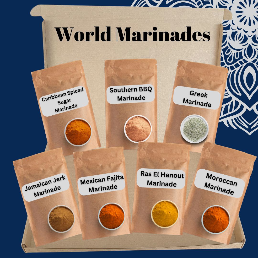 World Marinade and Spice Rub Combo Kit